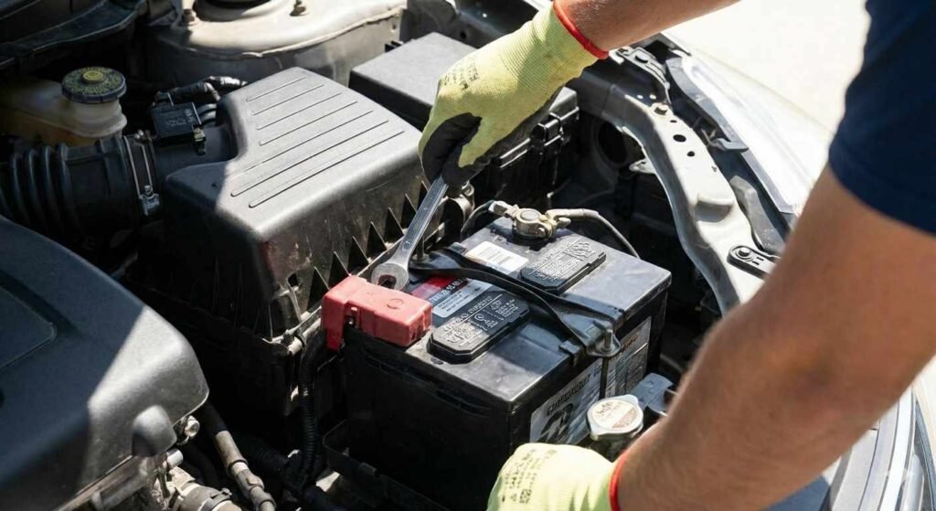 Car battery diagnostics service in Perth